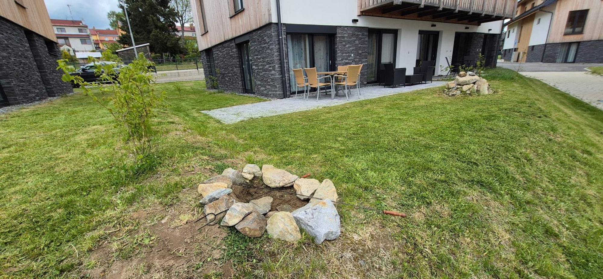 Lipno Apartments Bergmax, Ski Areal Lipno 16Min Dojezd - Resort Male Lipno S Terasou A Zahradkou, Parking Free Cerna v Posumavi Bagian luar foto